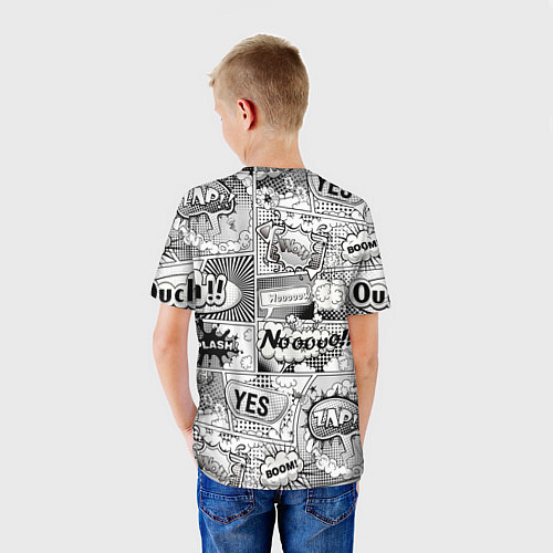Детская футболка COMICS ART / 3D-принт – фото 4