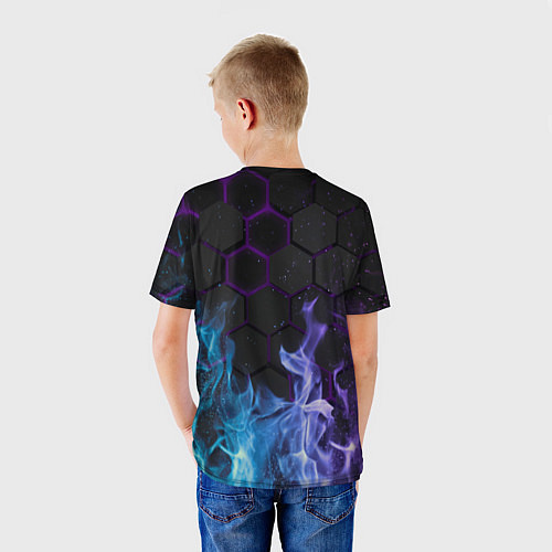 Детская футболка Fire / 3D-принт – фото 4
