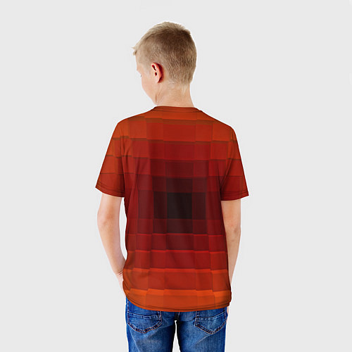 Детская футболка Оптическая иллюзия / 3D-принт – фото 4