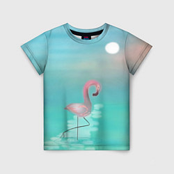 Детская футболка Фламинго