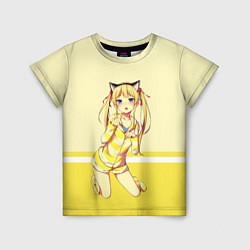 Детская футболка Cat Girl