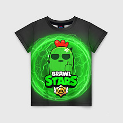 Футболка детская Brawl Stars SPIKE, цвет: 3D-принт