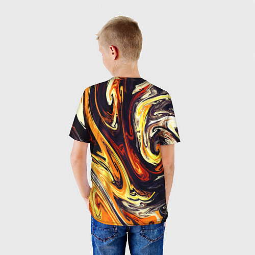 Детская футболка Красочный Хаос / 3D-принт – фото 4