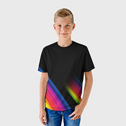 Футболка детская НЕОНОВАЯ ТЕКСТУРА, цвет: 3D-принт — фото 2