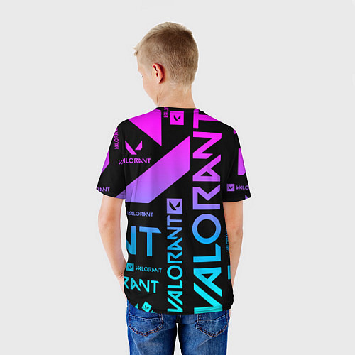 Детская футболка Valorant / 3D-принт – фото 4