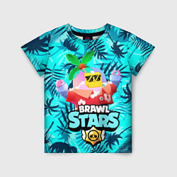 Детская футболка BRAWL STARS TROPICAL SPROUT