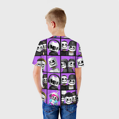 Детская футболка Marshmello Style / 3D-принт – фото 4