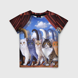 Детская футболка Коты