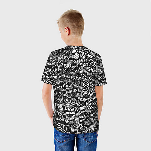 Детская футболка Top Hip Hop / 3D-принт – фото 4
