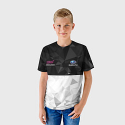 Футболка детская SUBARU WRX STI спина Z, цвет: 3D-принт — фото 2
