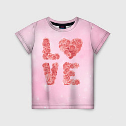 Детская футболка Love Розы