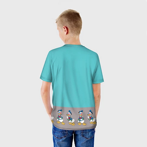 Детская футболка Дональд Дак на воздушном шаре / 3D-принт – фото 4