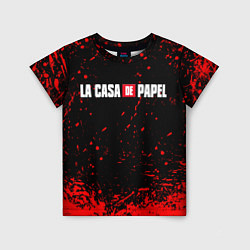 Детская футболка La Casa de Papel спина Z