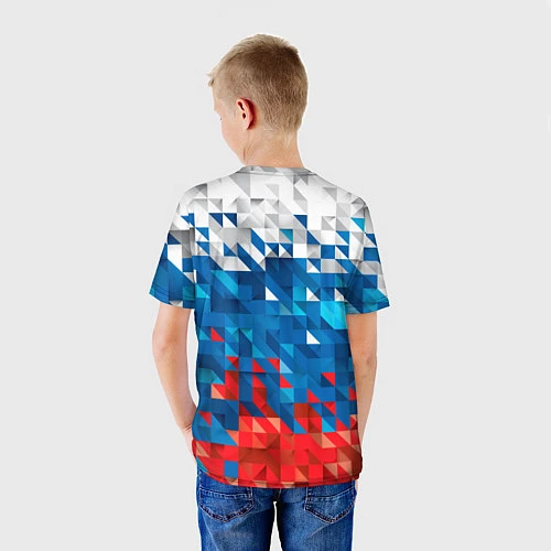 Детская футболка Россия / 3D-принт – фото 4