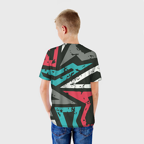 Детская футболка Geometric Abstraction / 3D-принт – фото 4