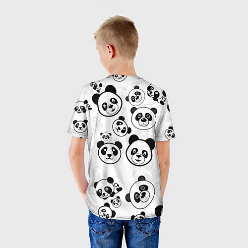 Детская футболка Панды / 3D-принт – фото 4