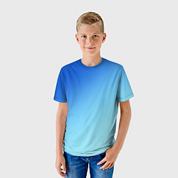 Футболка детская Blue, цвет: 3D-принт — фото 2