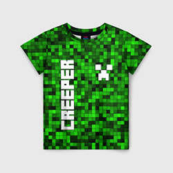 Детская футболка MINECRAFT CREEPER