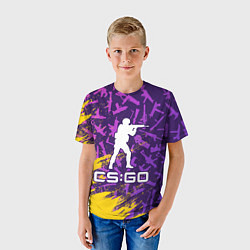 Футболка детская CS GO КС ГО, цвет: 3D-принт — фото 2