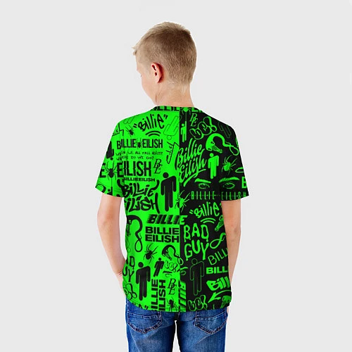 Детская футболка BILLIE EILISH БИЛЛИ АЙЛИШ / 3D-принт – фото 4