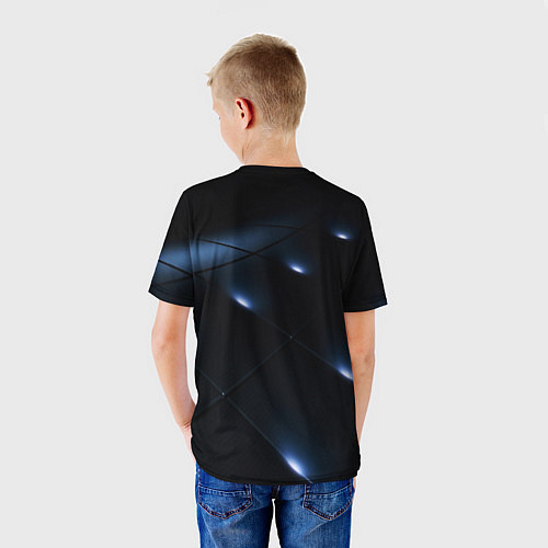 Детская футболка LIGHTING DARK / 3D-принт – фото 4