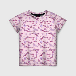 Детская футболка Mulan Flowers Pattern