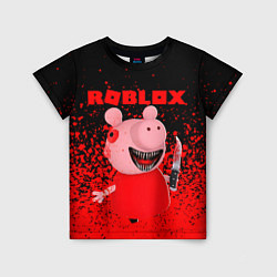 Детская футболка Roblox Piggy