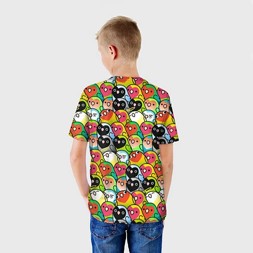 Детская футболка Папуги / 3D-принт – фото 4