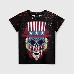 Детская футболка Американский череп Z