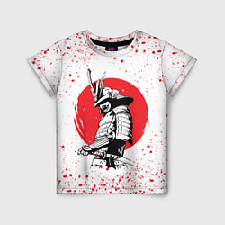 Детская футболка Самурай в каплях крови Z