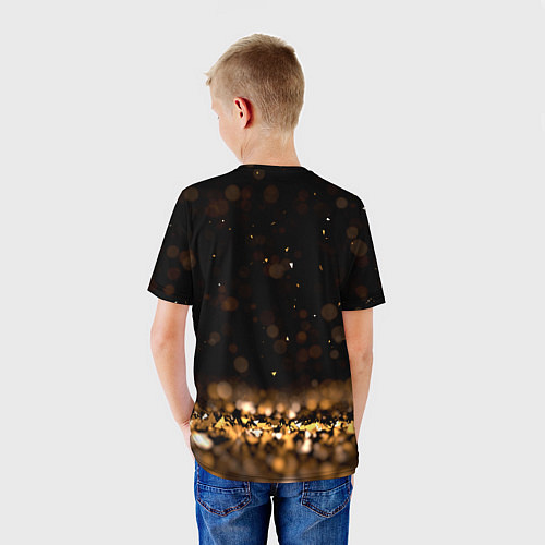 Детская футболка Золото / 3D-принт – фото 4