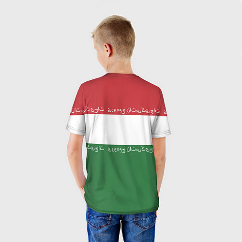 Детская футболка Таджикистан / 3D-принт – фото 4