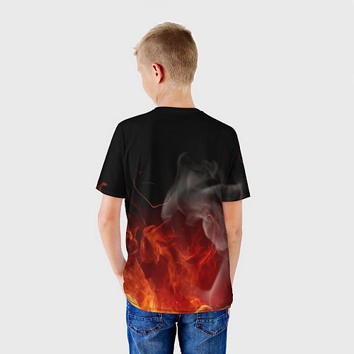 Детская футболка PORSCHE ПОРШЕ / 3D-принт – фото 4