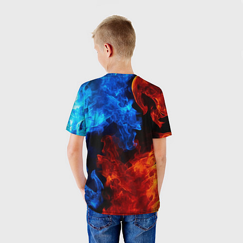 Детская футболка PORSCHE / 3D-принт – фото 4