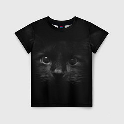 Детская футболка Чёрный кот