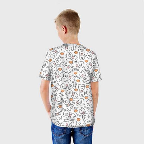 Детская футболка МИШКИ / 3D-принт – фото 4
