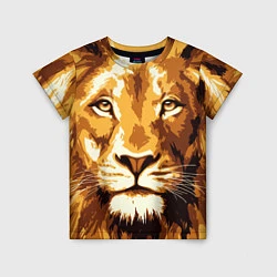 Детская футболка Взгляд льва