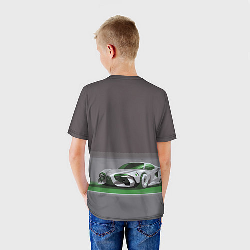 Детская футболка Alfa Romeo motorsport / 3D-принт – фото 4