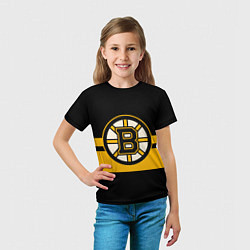 Футболка детская BOSTON BRUINS NHL, цвет: 3D-принт — фото 2