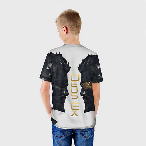 Детская футболка Отражение Адама Дженсена Deus Ex / 3D-принт – фото 4