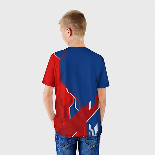 Детская футболка Знак Супермен / 3D-принт – фото 4