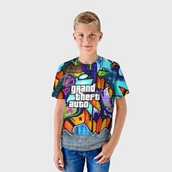 Футболка детская GTA, цвет: 3D-принт — фото 2