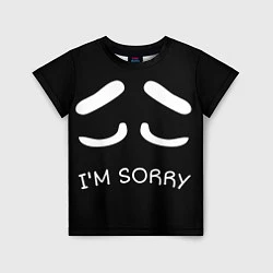 Детская футболка Sorry not sorry