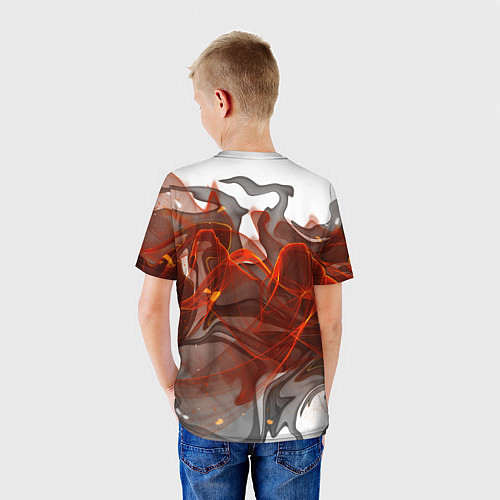 Детская футболка ОГОНЬ / 3D-принт – фото 4