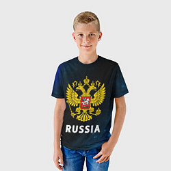 Футболка детская RUSSIA РОССИЯ, цвет: 3D-принт — фото 2