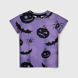 Детская футболка Фиолетовый хэллоуин