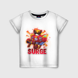 Детская футболка Сердж Бравл Старс Surge BS