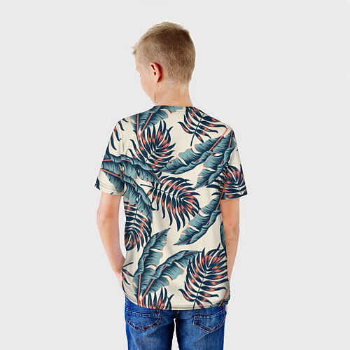 Детская футболка Тихие тропики / 3D-принт – фото 4