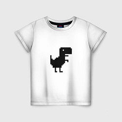 Детская футболка Google динозаврик