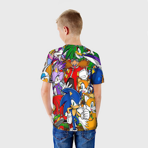 Детская футболка Sonic / 3D-принт – фото 4